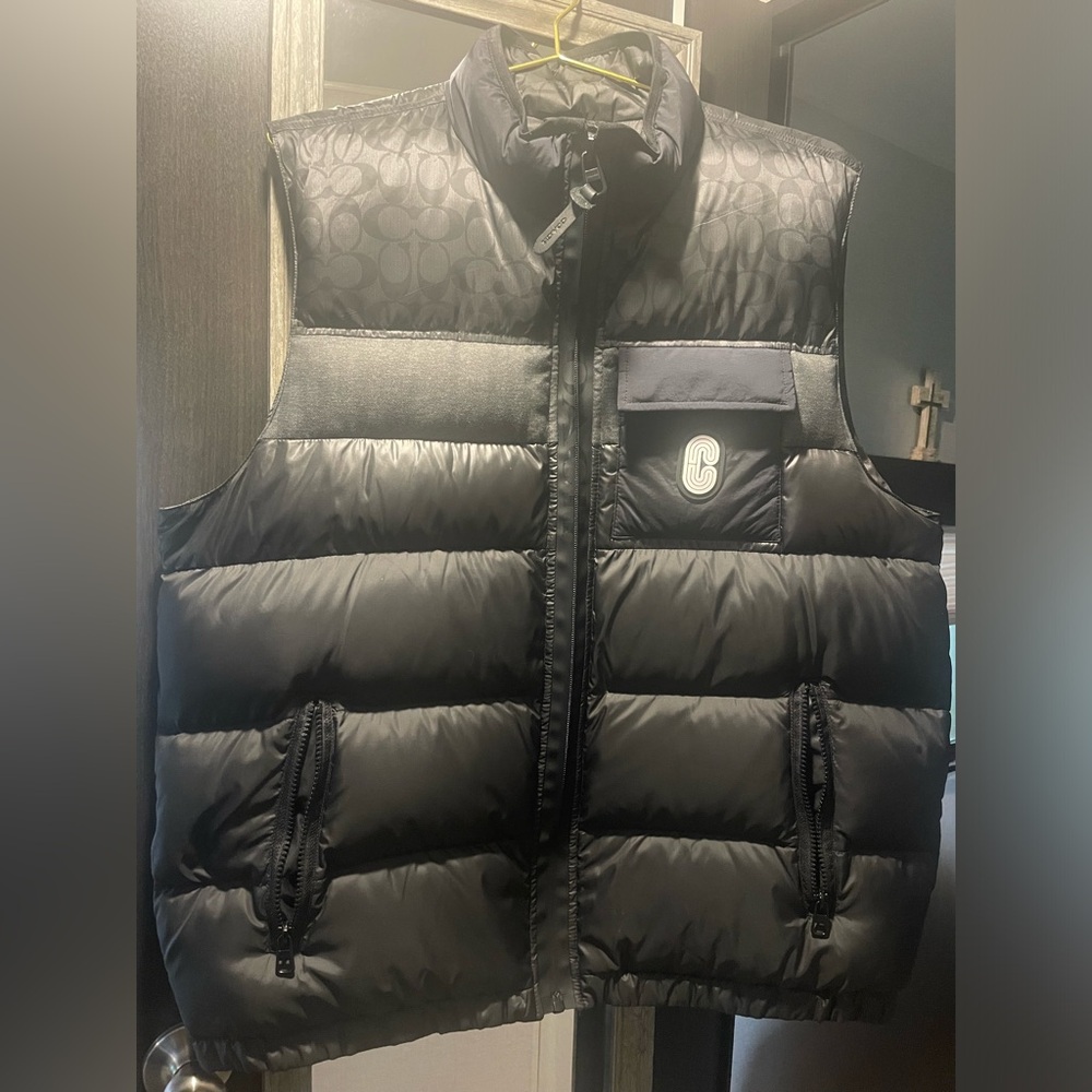 Signature Coach Down Puffer Vest